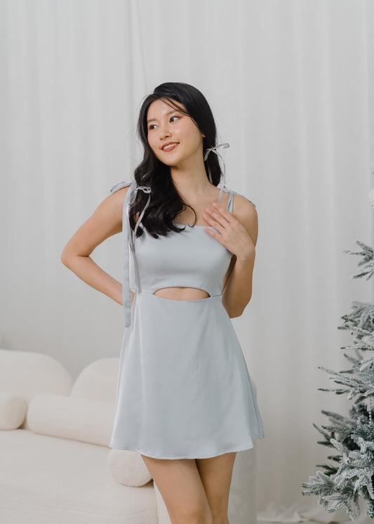 Gemma Mini Dress in Frost