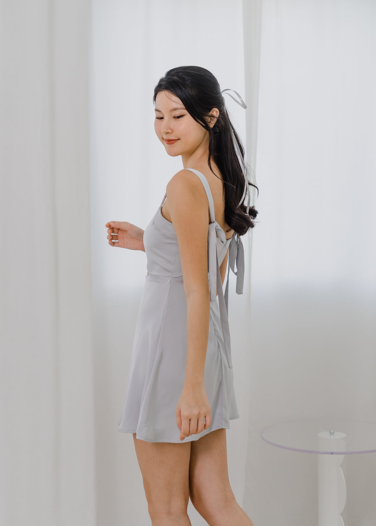 Gemma Mini Dress in Frost