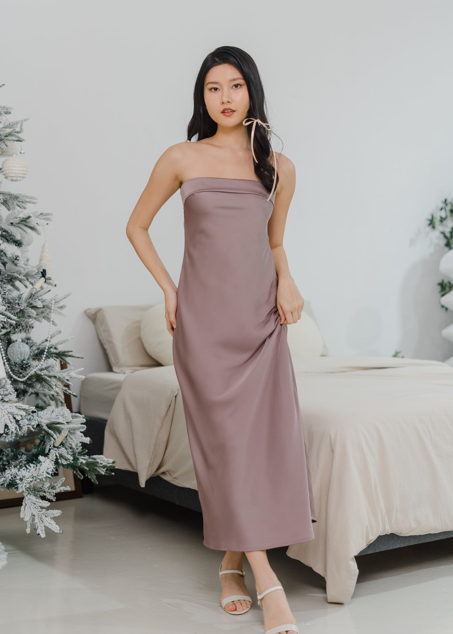 Josie Tube Dress in French Toffee